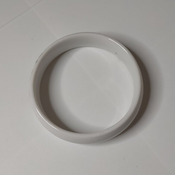 8.75 Inch Pretty Porcelain Flower Bangle - Picture 9 of 10